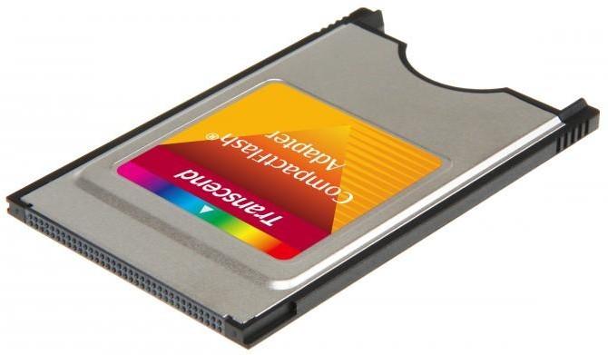 TRANSCEND FlashCard Converter CF į PCMCIA