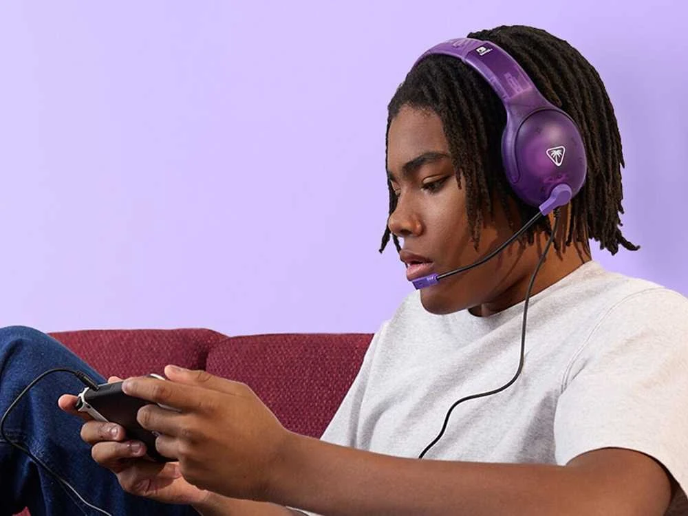 „Turtle Beach“ ausinės „Airlite Fit Nintendo Switch“, vaiduokliškai violetinės