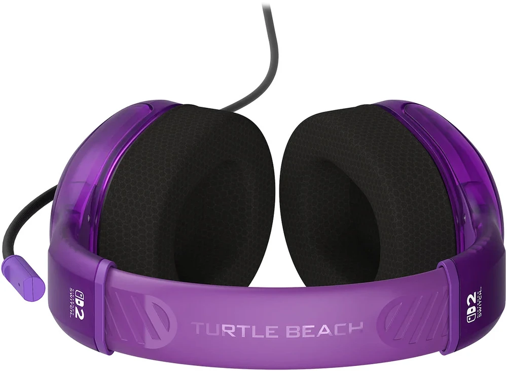„Turtle Beach“ ausinės su mikrofonu „Airlite Fit Nintendo Switch 2“, vaiduokliškai violetinės