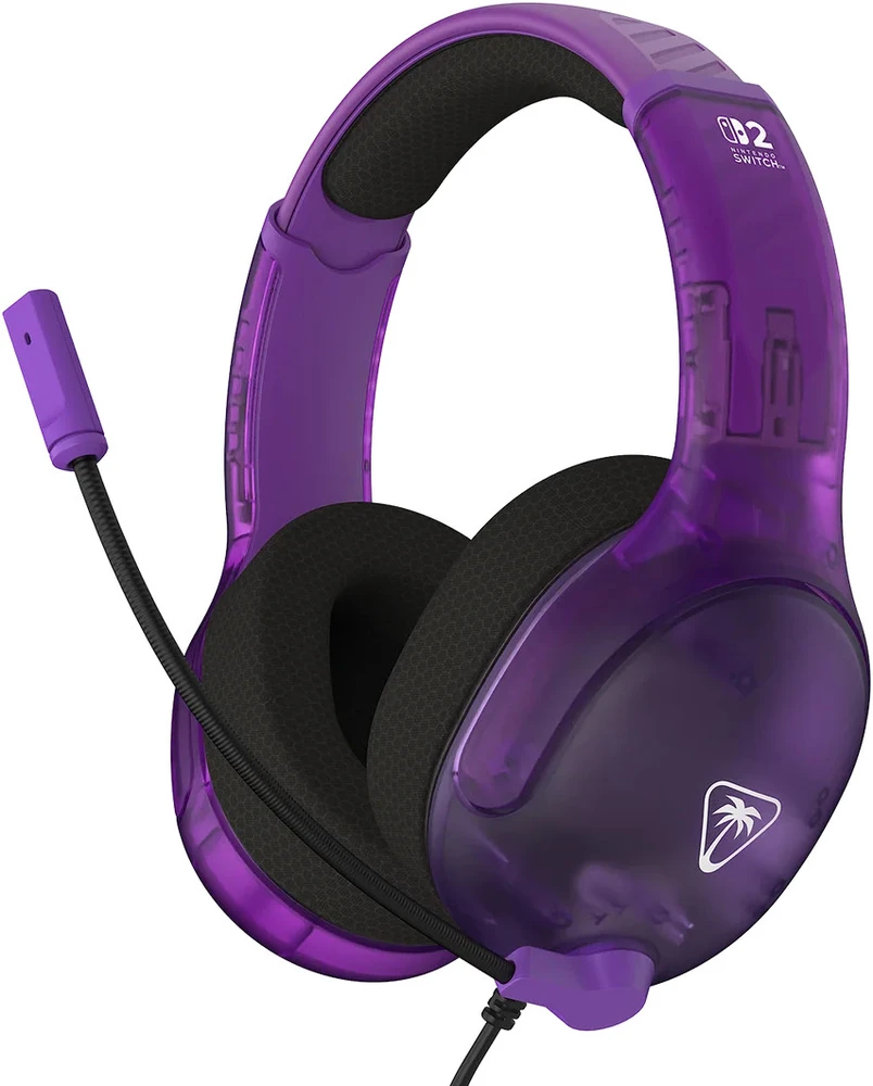 „Turtle Beach“ ausinės su mikrofonu „Airlite Fit Nintendo Switch 2“, vaiduokliškai violetinės