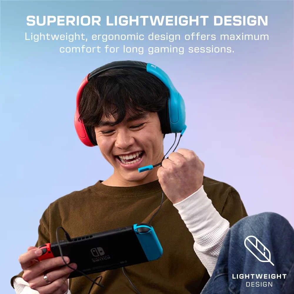 „Turtle Beach“ ausinės „Airlite Fit Nintendo Switch“, vaiduokliškai violetinės