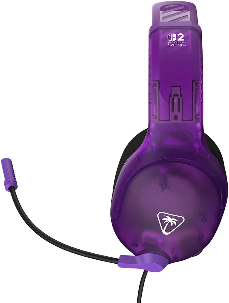 Skaidri violetinė Turtle Beach Airlite Fit ausinė su mikrofonu