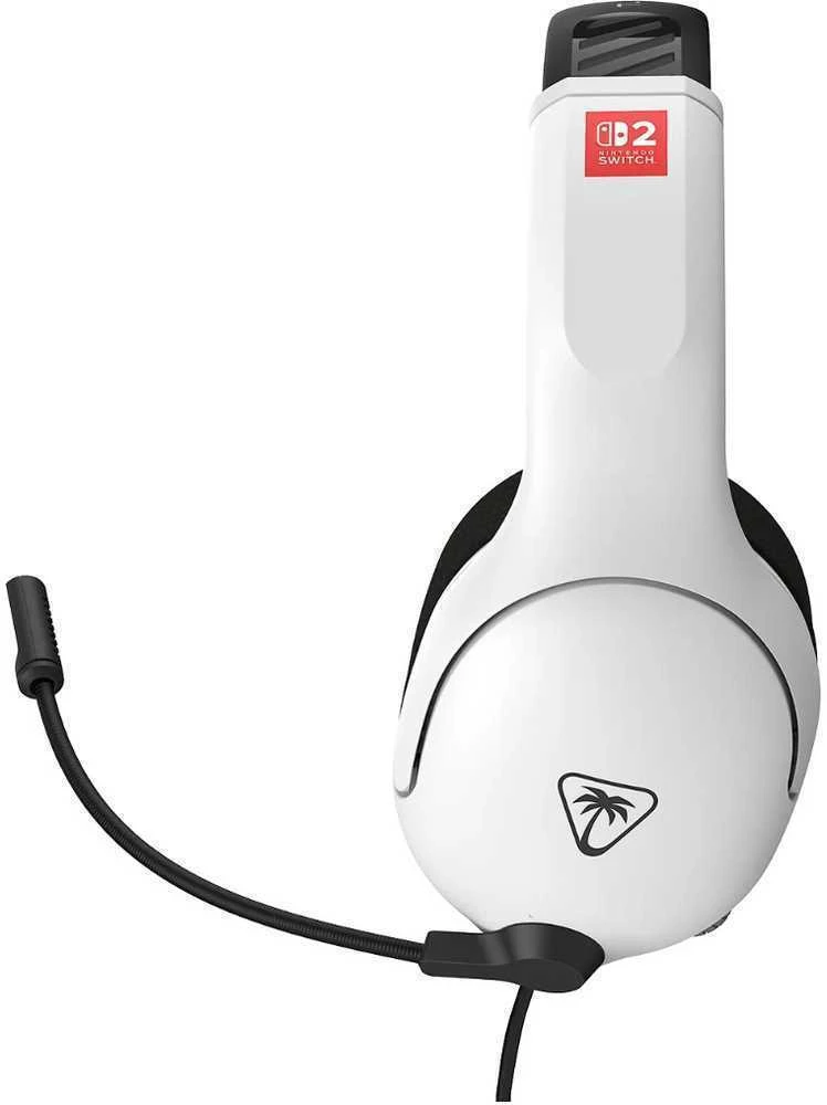 „Turtle Beach“ ausinės su mikrofonu „Airlite Fit Nintendo Switch 2“, juodos/baltos