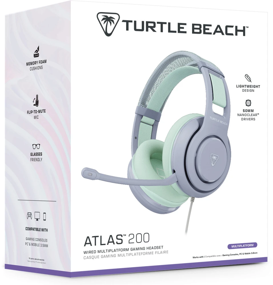 „Turtle Beach“ ausinės „Atlas 200 MultiPlatform“, jūros putų kvapas