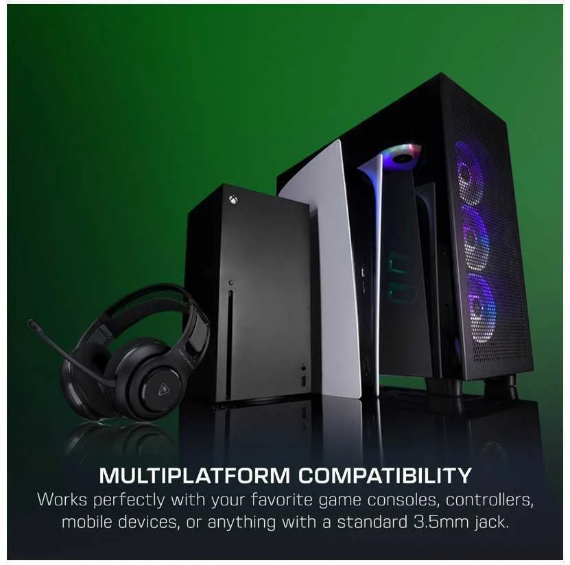 Turtle Beach Atlas 200 (juodos) laidinės ausinės | 3.5mm | PC | XBOX