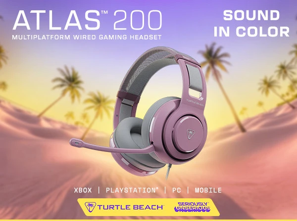 „Turtle Beach“ ausinės „Atlas 200 MultiPlatform“, alyvinio rūko spalvos