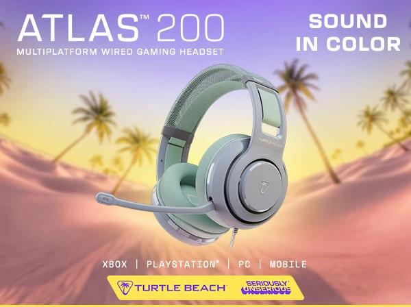 „Turtle Beach“ ausinės „Atlas 200 MultiPlatform“, jūros putų kvapas