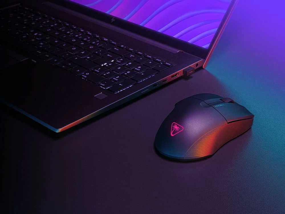Turtle Beach Pure Air RGB juoda belaidė pelė | 26000 DPI