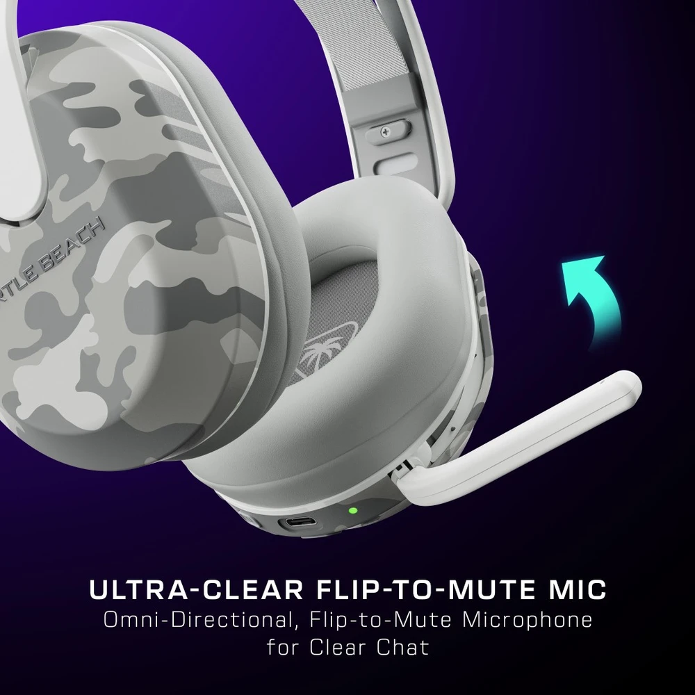 Ausinės „Turtle Beach Stealth 500 XB“ arktinis kamufliažas