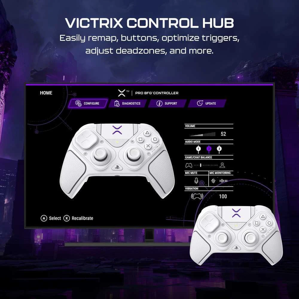„Turtle Beach“ belaidis valdiklis „Victrix Pro BFG Reloaded PlayStation“, baltas