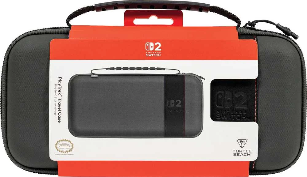 „Turtle Beach“ dėklas „PlayTrek Travel Case Nintendo Switch 2“, juodos spalvos