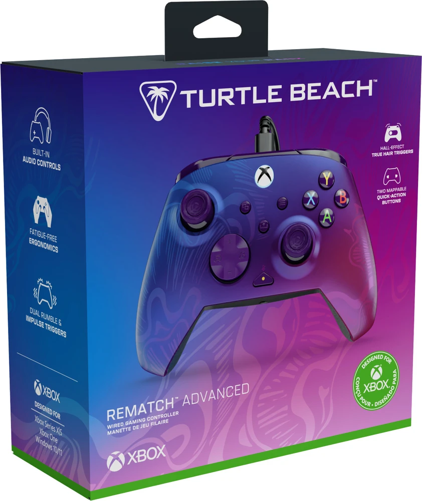 „Turtle Beach“ – „Rematch Advanced Wired“ – purpurinis išblukimas