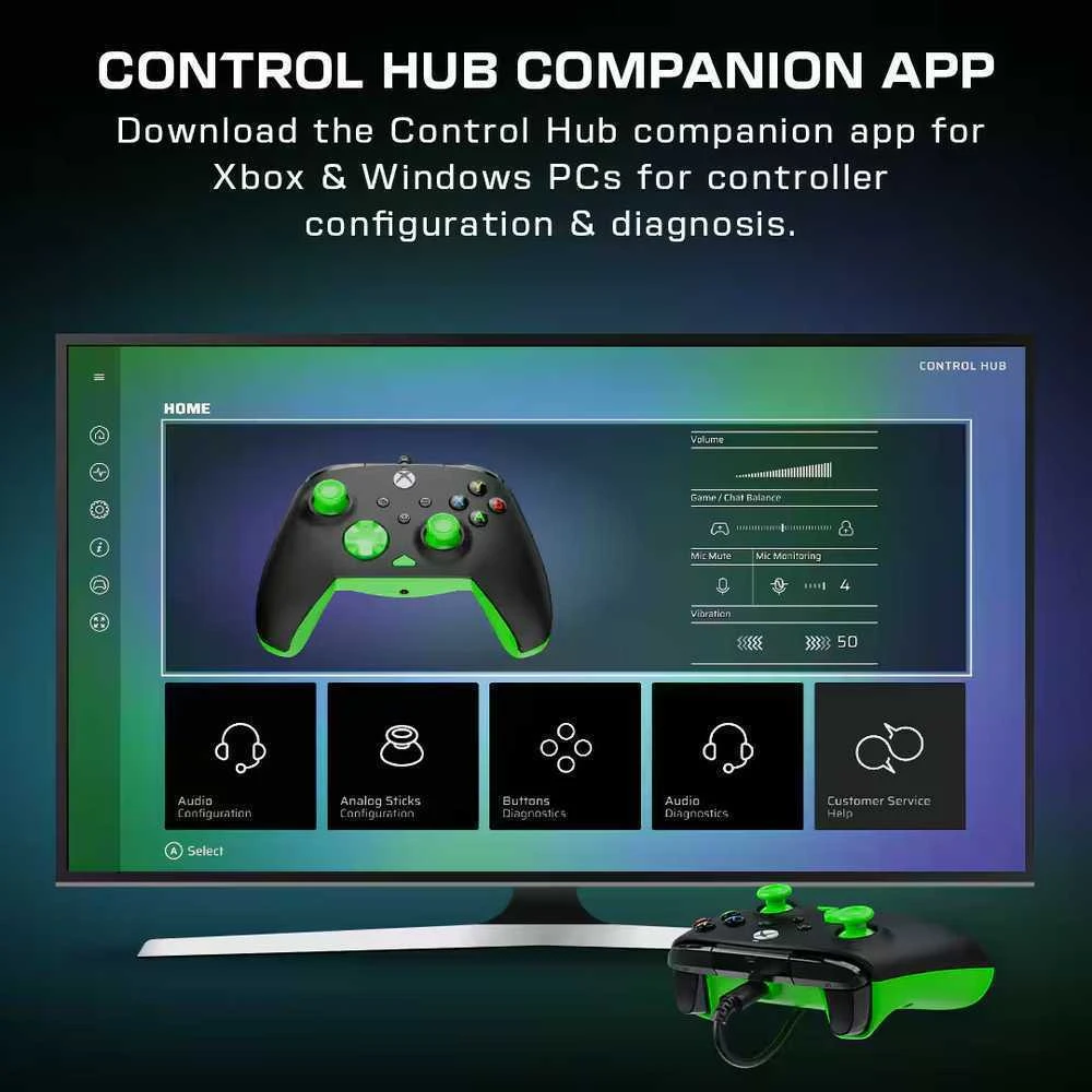 Turtle Beach Rematch Core Laidinis Žaidimų Pultelis | Ghost Camo Juoda/Oranžinė | XBOX