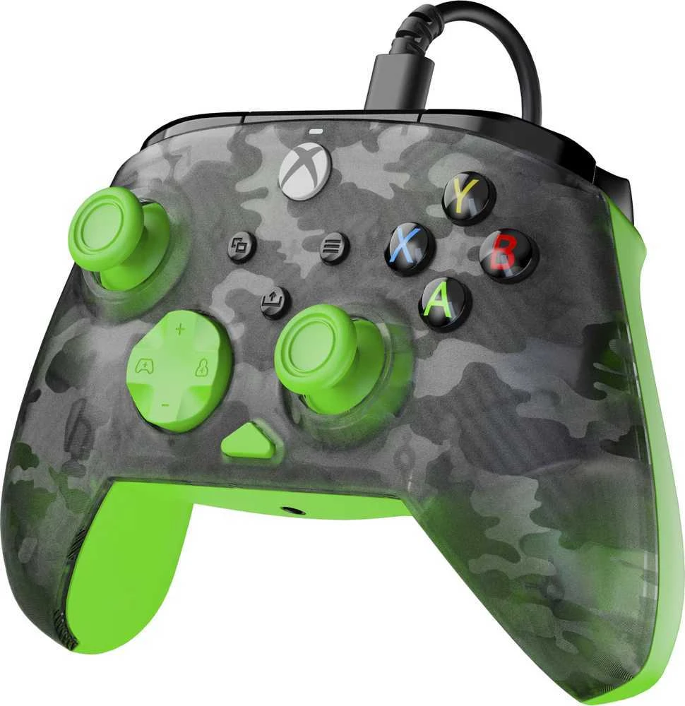 Turtle Beach Rematch Core Laidinis Žaidimų Pultelis | Ghost Camo Juoda/Žalia | XBOX