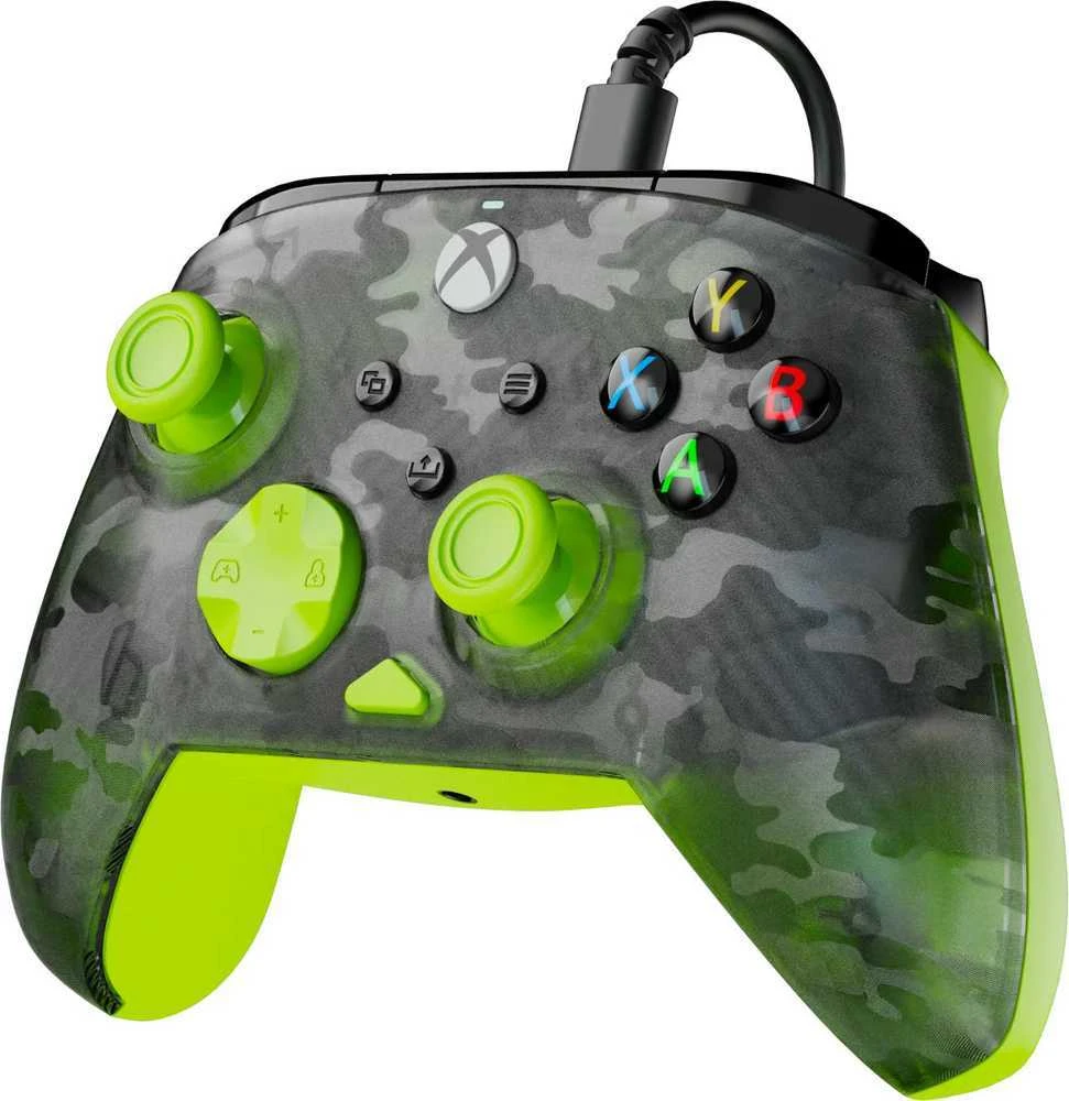 Turtle Beach Rematch Core Laidinis Žaidimų Pultelis | Ghost Camo Juoda/Geltona | XBOX