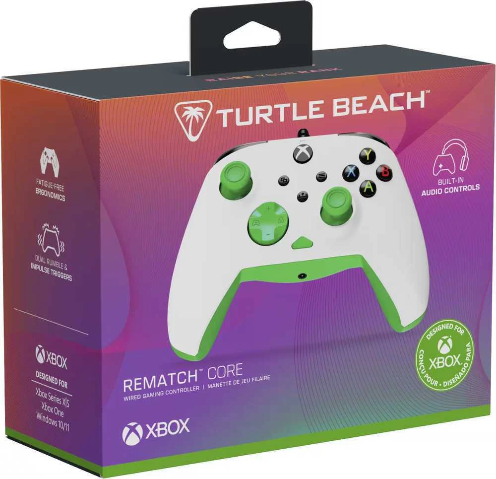 Turtle Beach Rematch Core Laidinis Žaidimų Pultelis | Balta/Žalia | XBOX