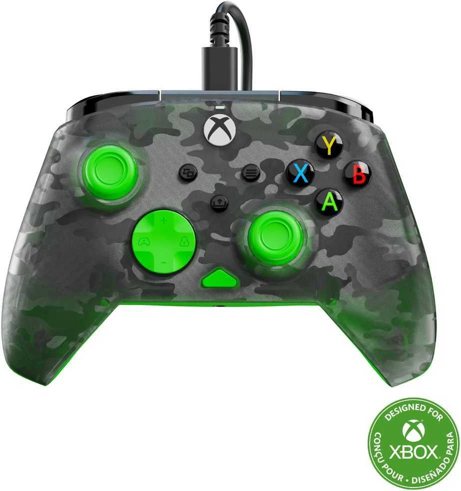 Turtle Beach Rematch Core Laidinis Žaidimų Pultelis | Ghost Camo Juoda/Žalia | XBOX