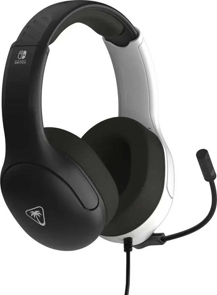 Turtle Beach | Ausinės | Airlite Fit Nintendo Switch | su laidu | Over-Ear | Mikrofonas | Juodas/Baltas