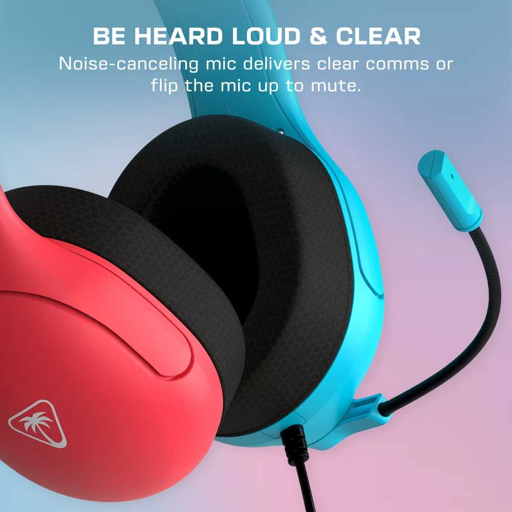 Turtle Beach | Ausinės | Airlite Fit Nintendo Switch | su laidu | Over-Ear | Mikrofonas | Juodas/Baltas