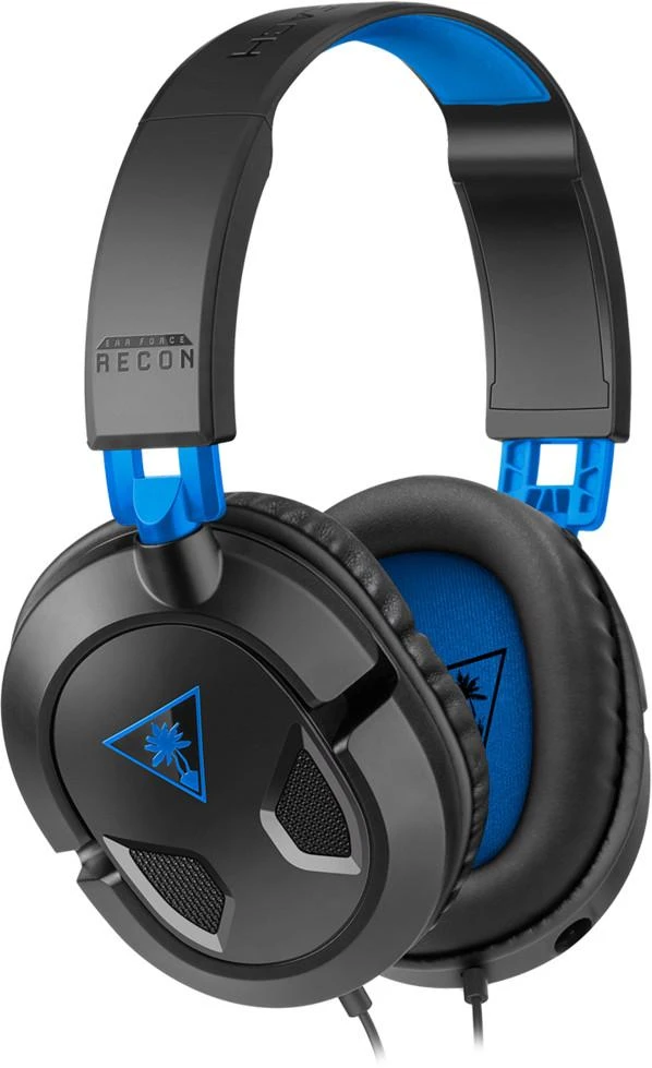 Žaidimų ausinės Turtle Beach Recon 50P, skirta PS4, Juoda-mėlyna