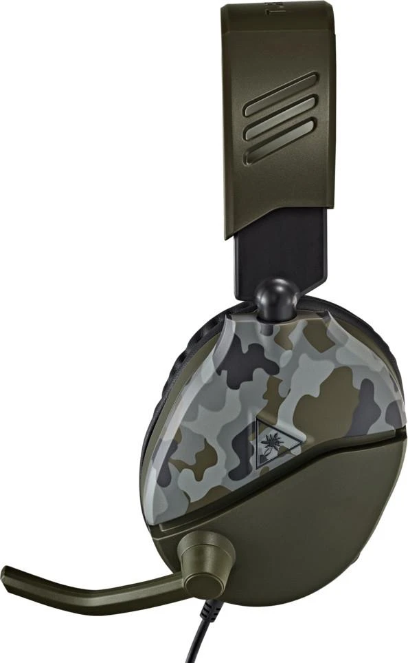 Žaidimų ausinės Turtle Beach Recon 70, daugiaplatformės, Green Camo, Žalia kamufliažinė