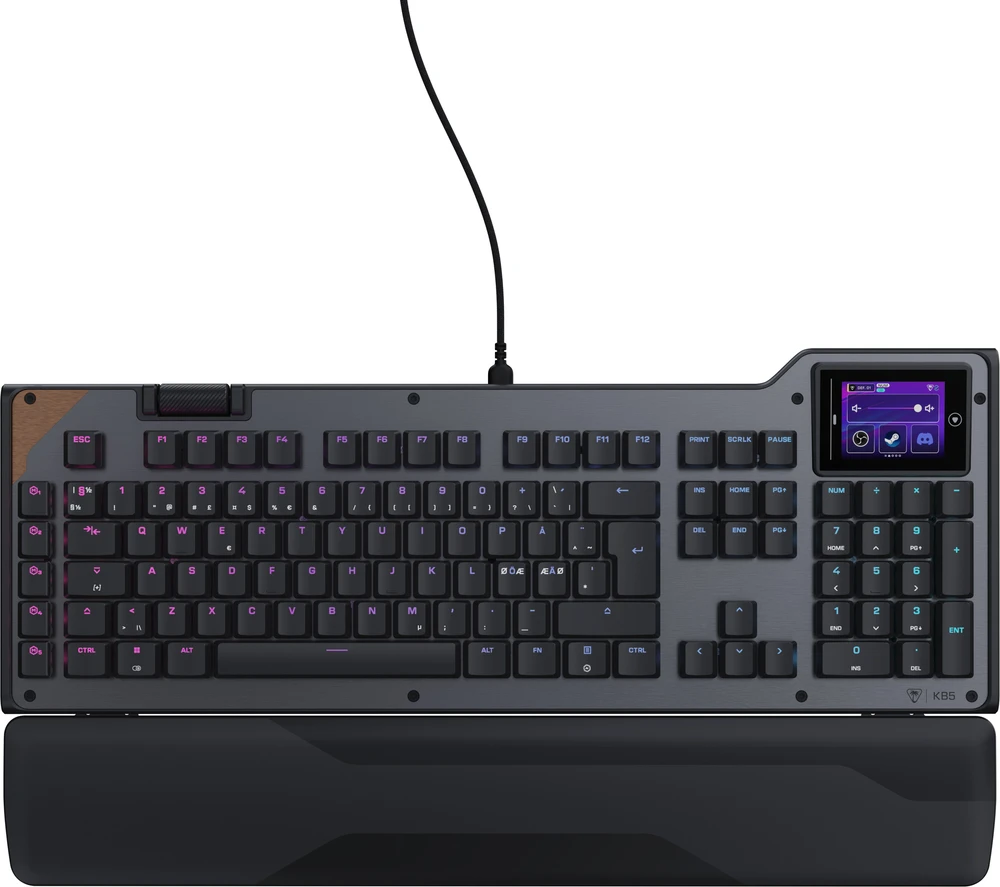Pelė Turtle Beach klaviatūra Command KB5 Nordic, juoda
