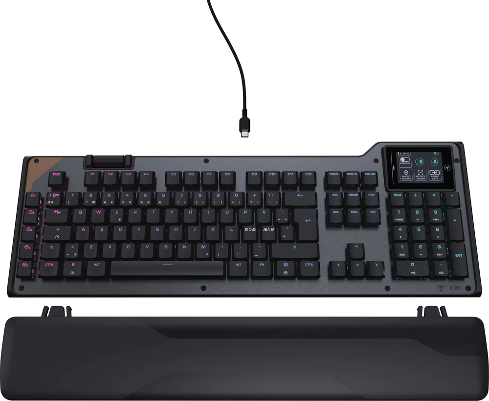Pelė Turtle Beach klaviatūra Command KB5 Nordic, juoda