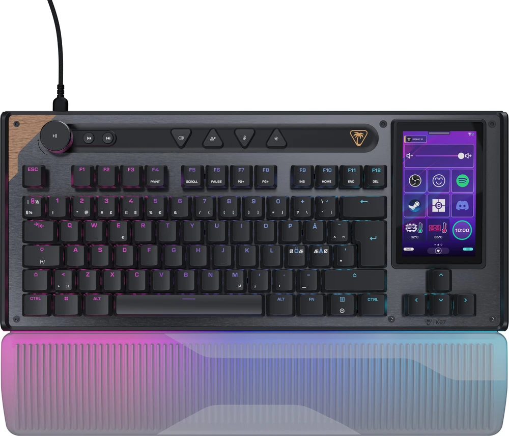 Turtle Beach klaviatūra Command KB7 TKL Nordic juodas TBK-2004-02-NO ()