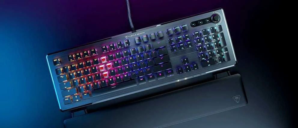 Klaviatūra Turtle Beach Vulcan II, Juodas, Linear, JAV