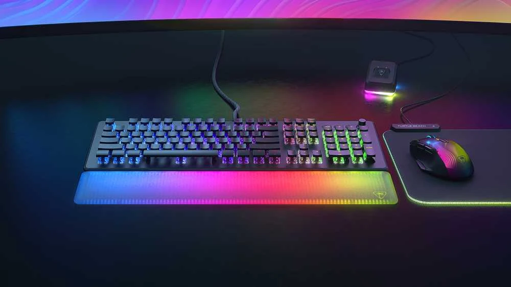 Klaviatūra „Turtle Beach Vulcan II Max“, Juodas, Linear, JAV