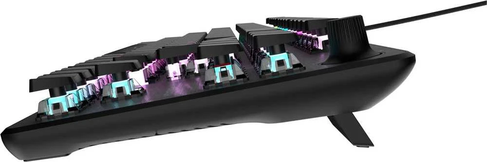 Turtle Beach Vulcan II TKL 75% juoda laidinė mechaninė klaviatūra (Raudona switch, US)