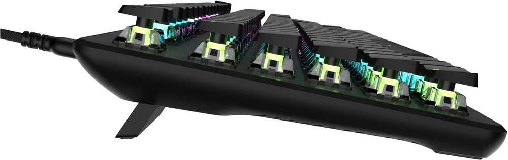 Turtle Beach Vulcan II TKL 75% juoda laidinė mechaninė klaviatūra (Raudona switch, US)