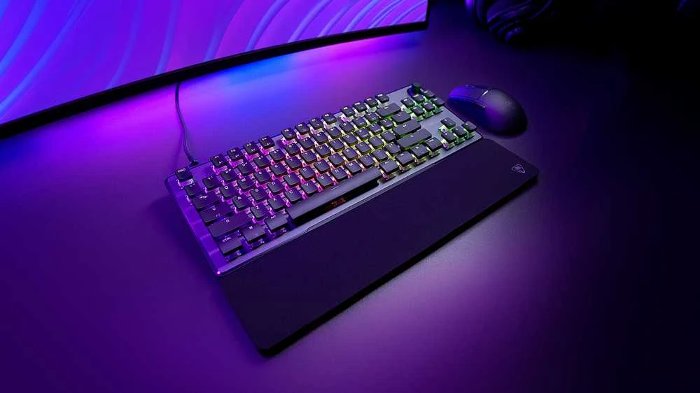 Turtle Beach Vulcan II TKL PRO RGB 75% juoda laidinė mechaninė klaviatūra (Magnetic switch, US)
