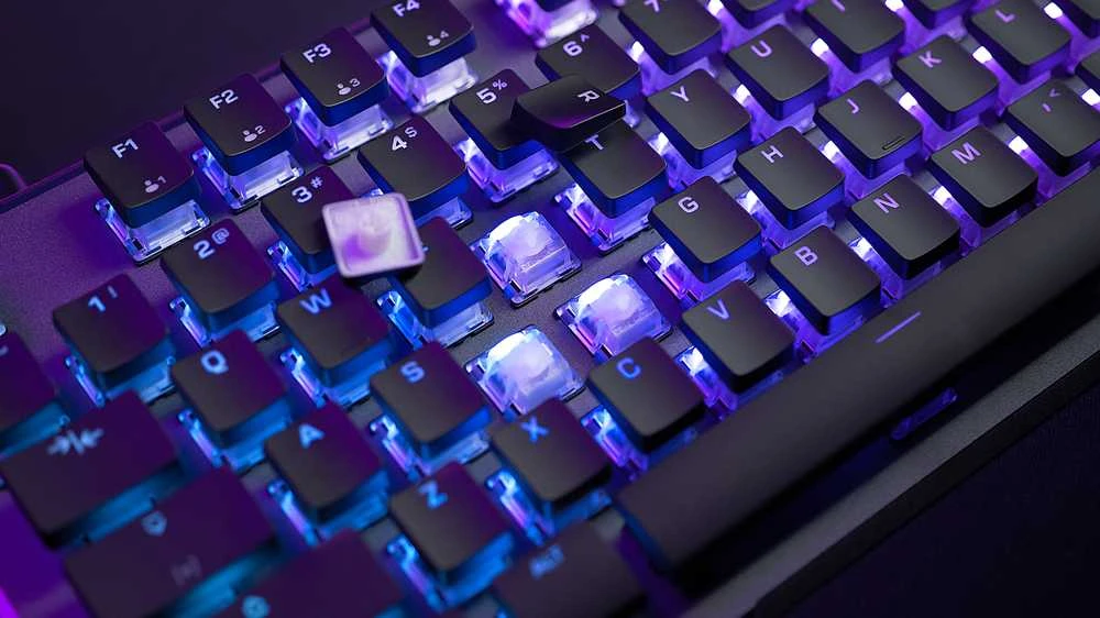 Turtle Beach Vulcan II TKL PRO RGB 75% juoda laidinė mechaninė klaviatūra (Magnetic switch, US)