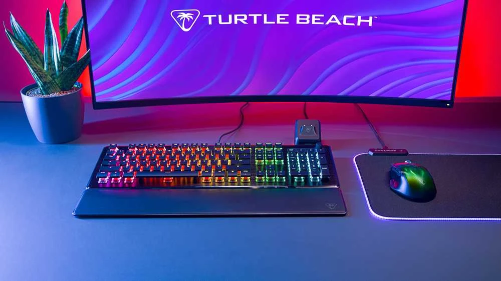 Klaviatūra Turtle Beach Vulcan II, Juodas, Linear, JAV