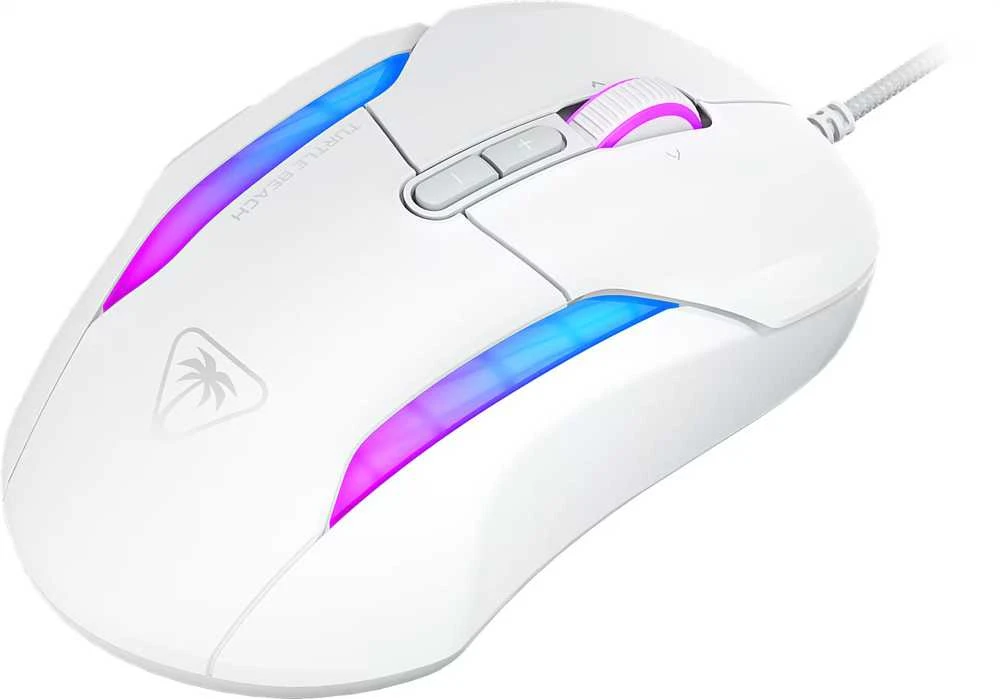 Turtle Beach Kone II Laidinė ergonominė RGB žaidimų pelė | Balta