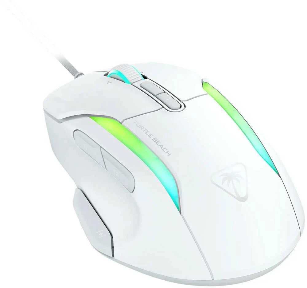Turtle Beach Kone II Laidinė ergonominė RGB žaidimų pelė | Balta