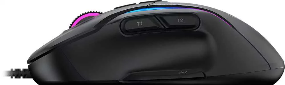 Turtle Beach Kone II Laidinė ergonominė RGB žaidimų pelė | Juoda
