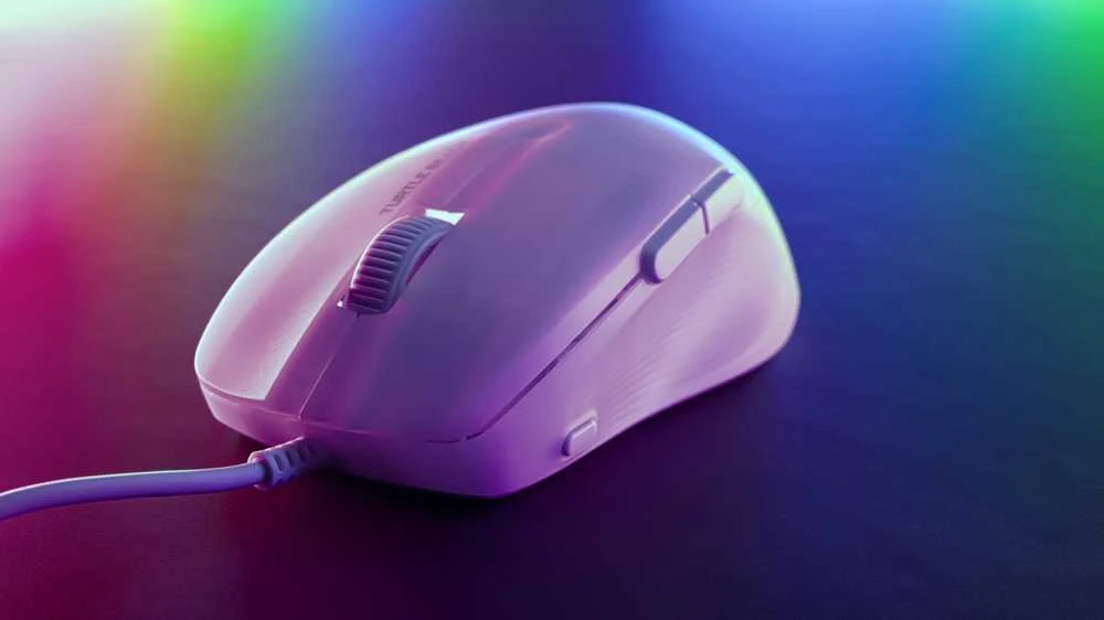 Turtle Beach Pure SEL RGB balta pelė su laidu | 8000 DPI