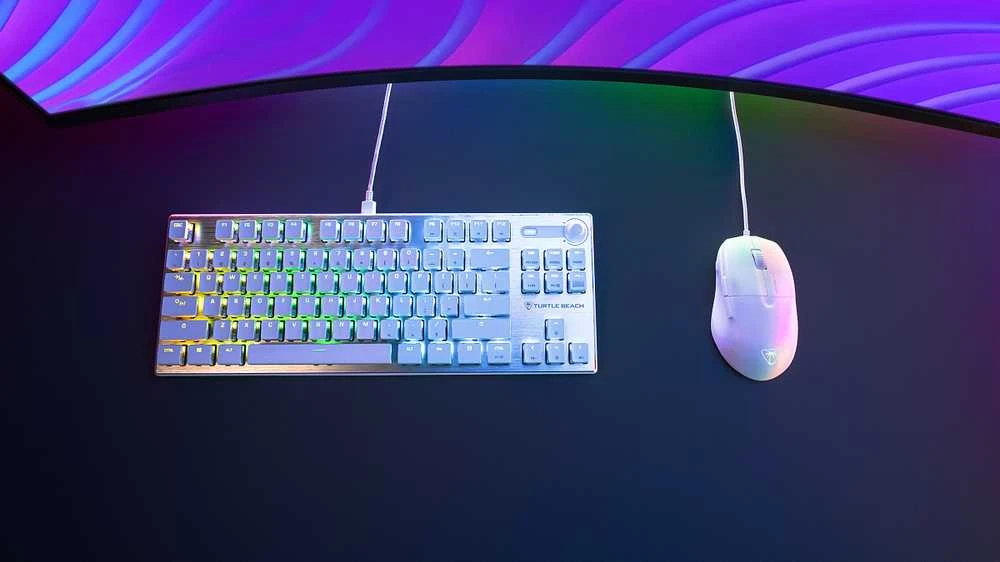 Turtle Beach Pure SEL RGB balta pelė su laidu | 8000 DPI