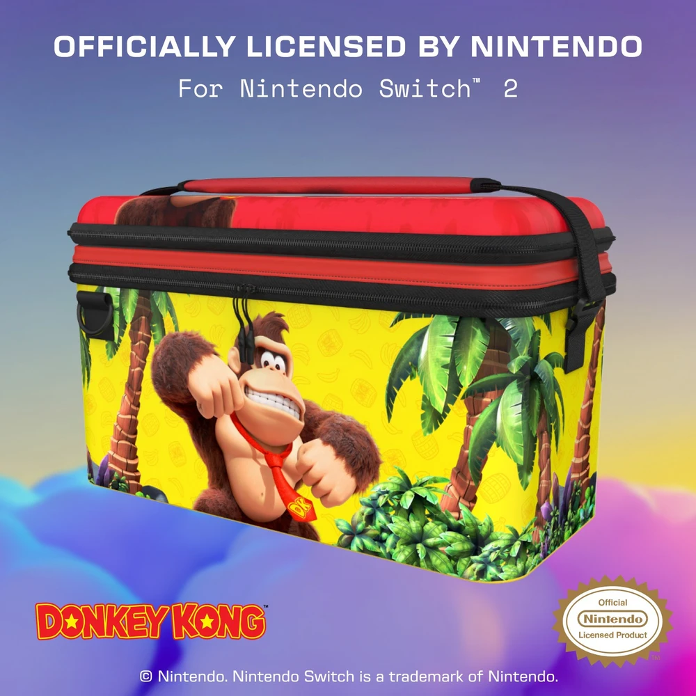 Turtle Beach PlayTrek 2 viename dėklas Nintendo Switch 2 Donkey Kong Jungle