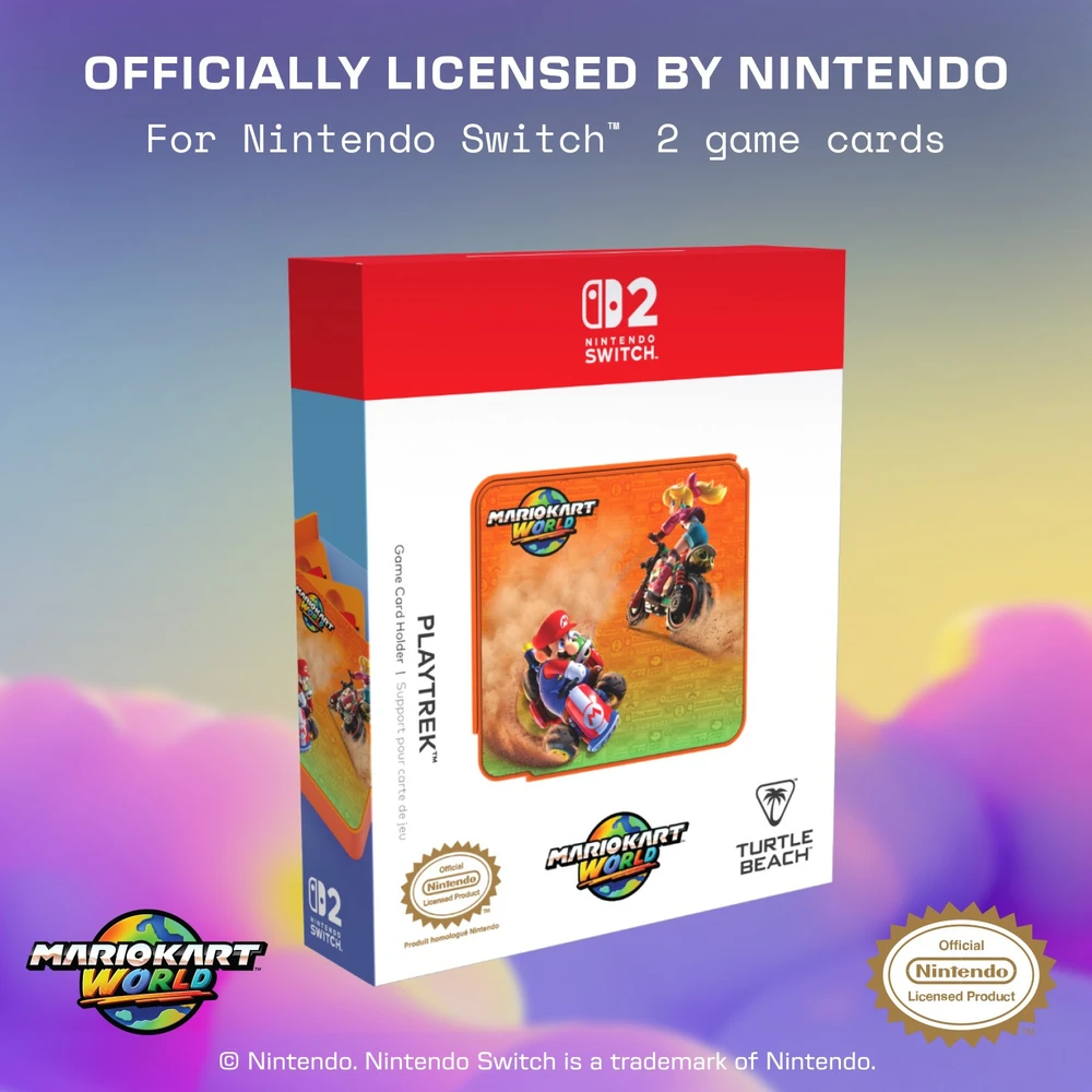 Turtle Beach PlayTrek Game Card Holder Mario Kart World