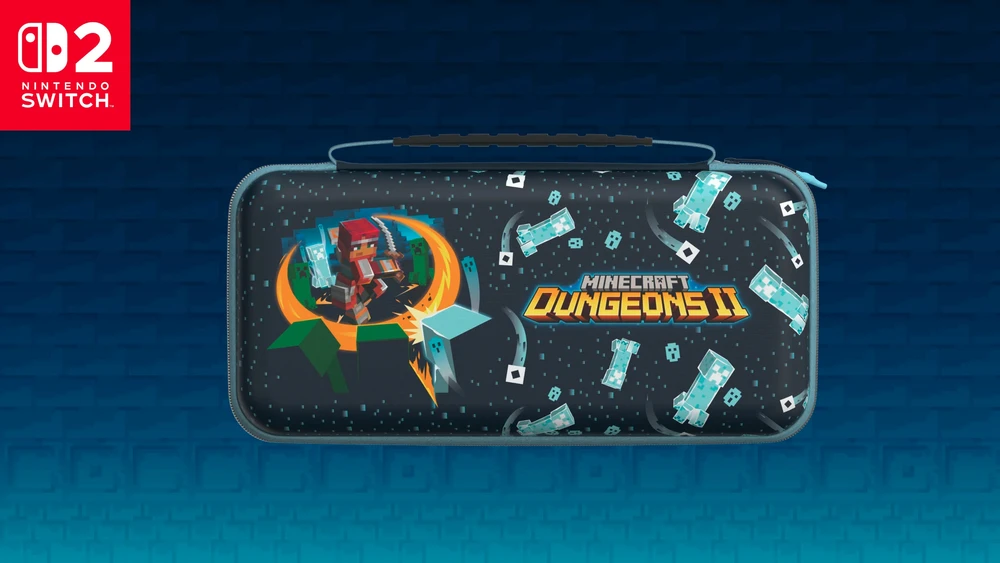 Turtle Beach PlayTrek Travel Case Nintendo Switch 2 Minecraft Dungeons II