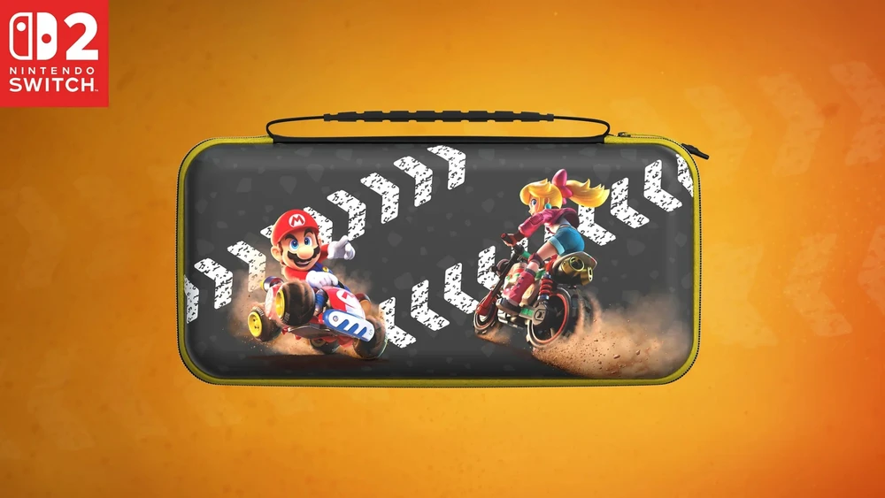 „Turtle Beach PlayTrek“ kelioninis dėklas „Nintendo Switch 2“, „Mario Kart World“ konsolėms