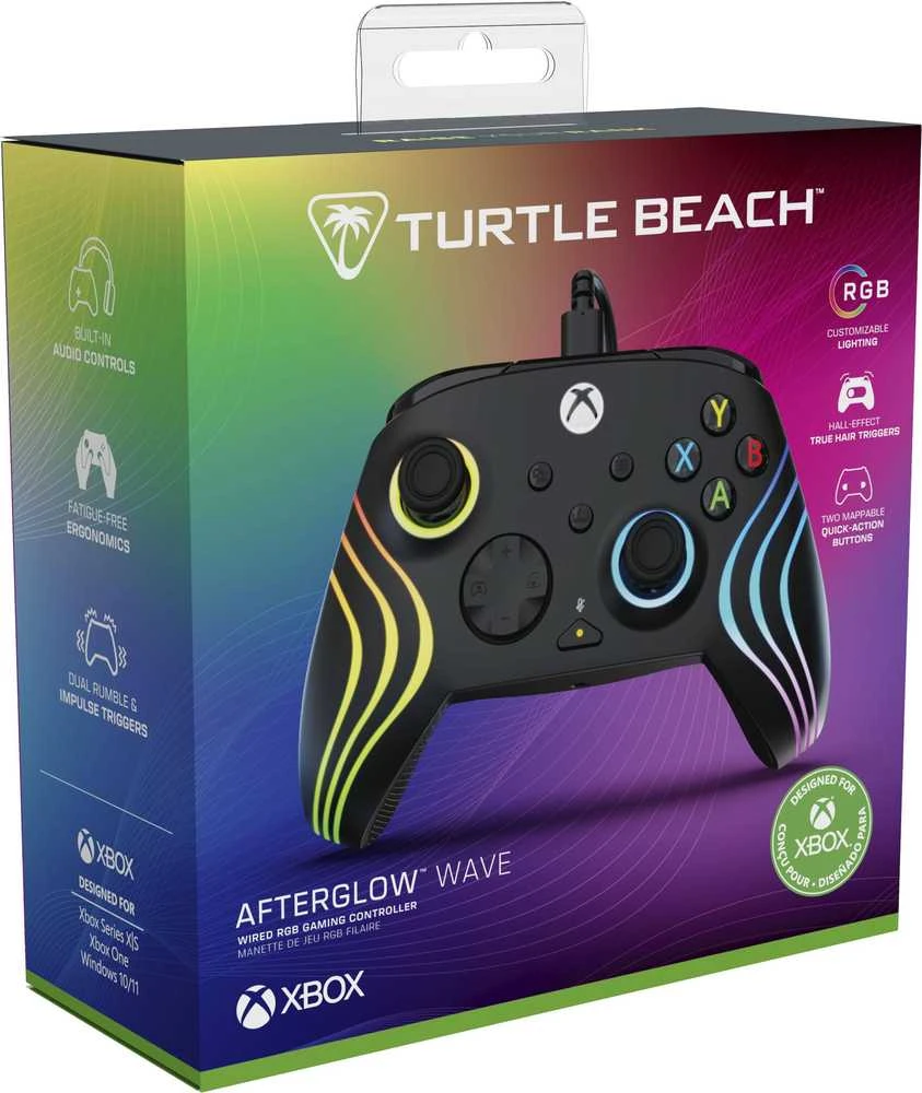 pdp Turtle Beach Afterglow Wave Laidinis Žaidimų Pultelis | Juodas | XBOX