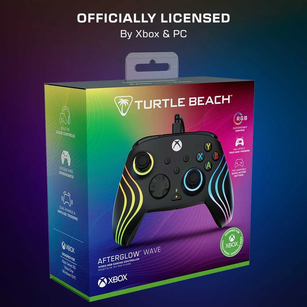 pdp Turtle Beach Afterglow Wave Laidinis Žaidimų Pultelis | Juodas | XBOX