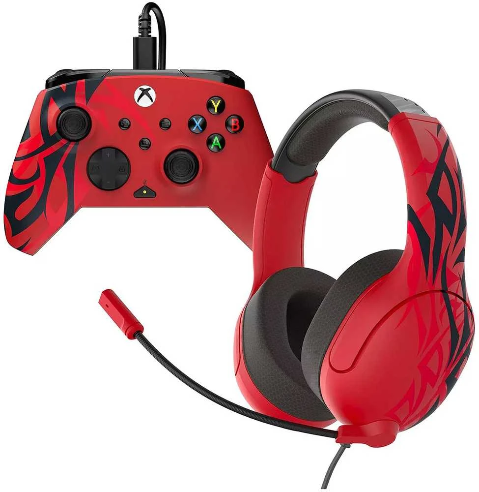 Turtle Beach valdiklis + ausinės Airlite ir Rematch XBOX One, Spirit Raudona