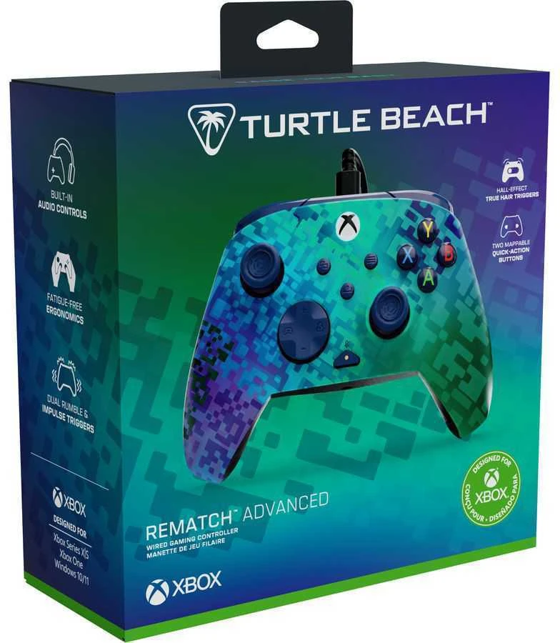 Turtle Beach Rematch Advanced Glitch Žalias laidinis žaidimų valdiklis | XBOX | PC