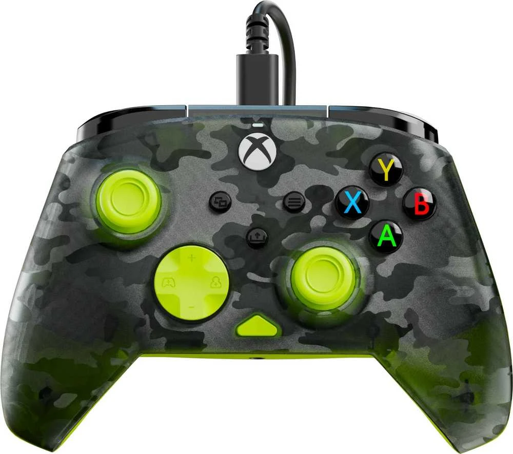 Turtle Beach Rematch Core Laidinis Žaidimų Pultelis | Ghost Camo Juoda/Geltona | XBOX