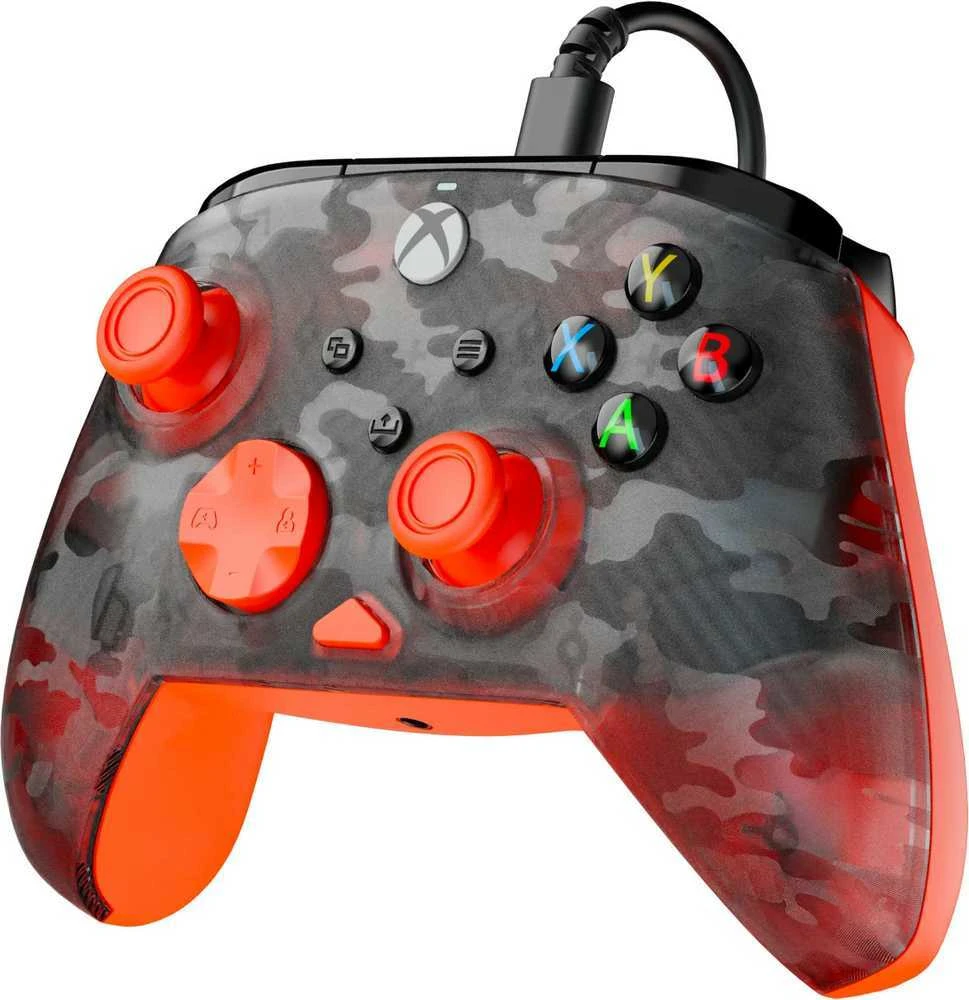 Turtle Beach Rematch Core Laidinis Žaidimų Pultelis | Ghost Camo Juoda/Oranžinė | XBOX